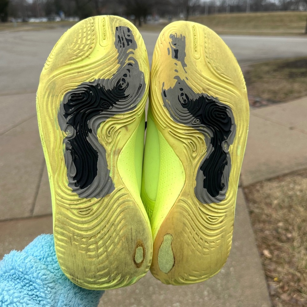 Under Armour Anatomix Spawn 2 Athletic Shoes Unisex Size M7.5 W9 "Neon Yellow" - Picture 6 of 13